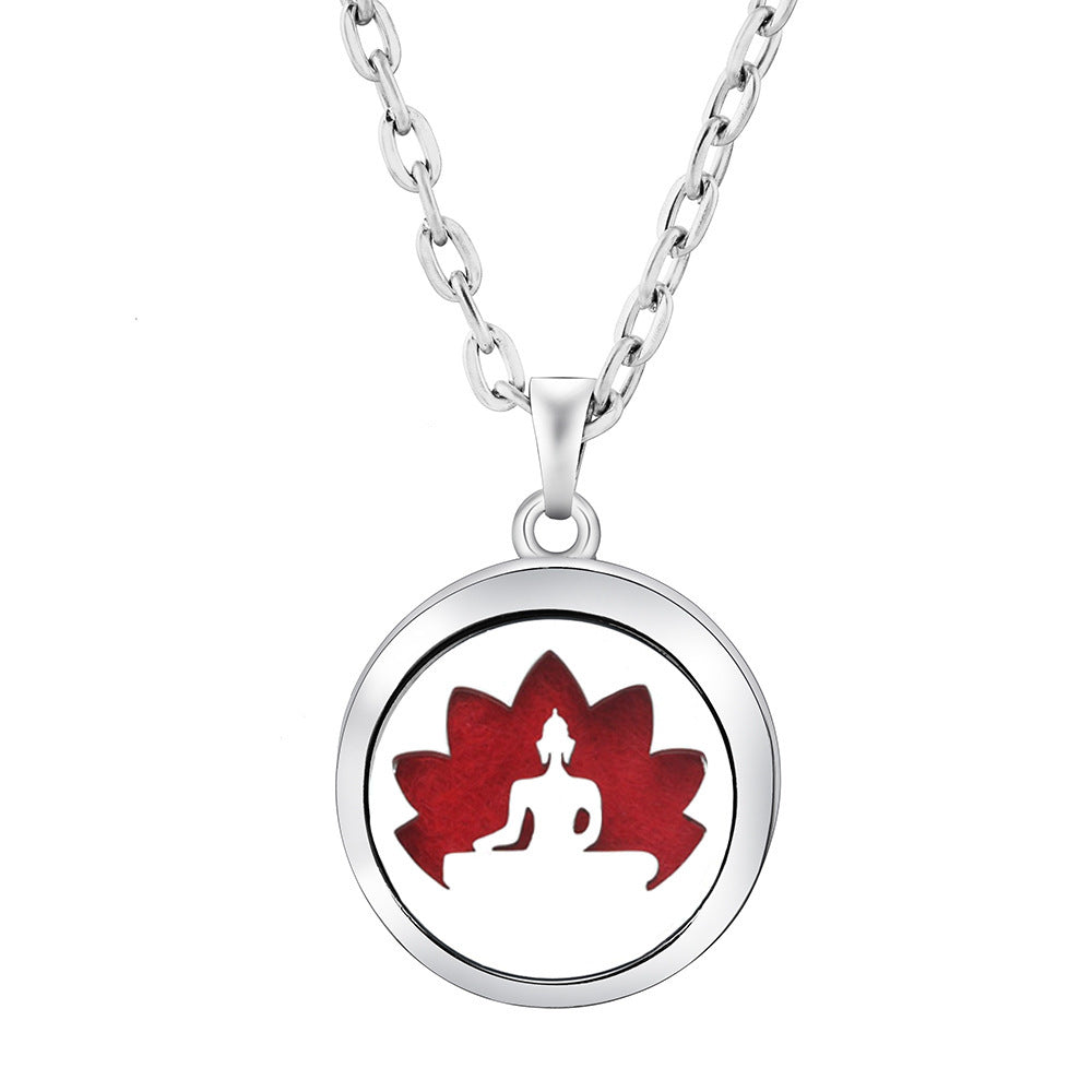 Collier Diffuseur Rond — Arbre de Vie & 9 Motifs