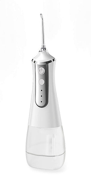 Sleek dental water flosser with 3 cleaning modes for thorough at-home oral hygiene.
