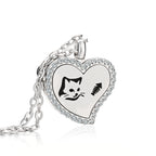 Collier Diffuseur d’Huiles Essentielles Cœur – Bien-Être Nomade | K-AROLE