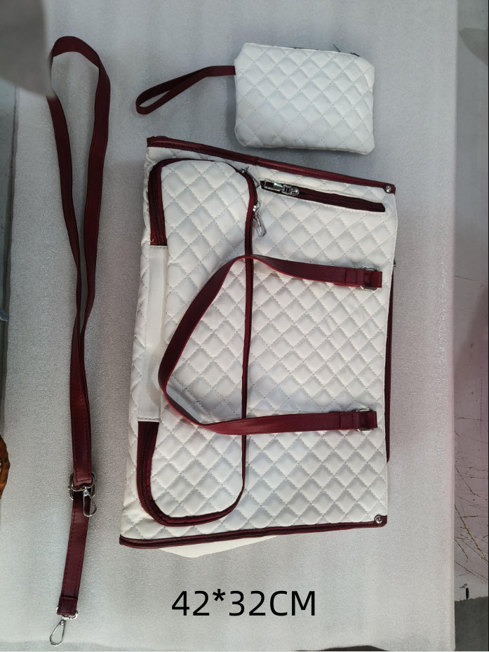 Sac fourre-tout tendance pour femme, isotherme, étanche, à bandoulière, pour ordinateur, matelassé, grande capacité, avec porte-monnaie