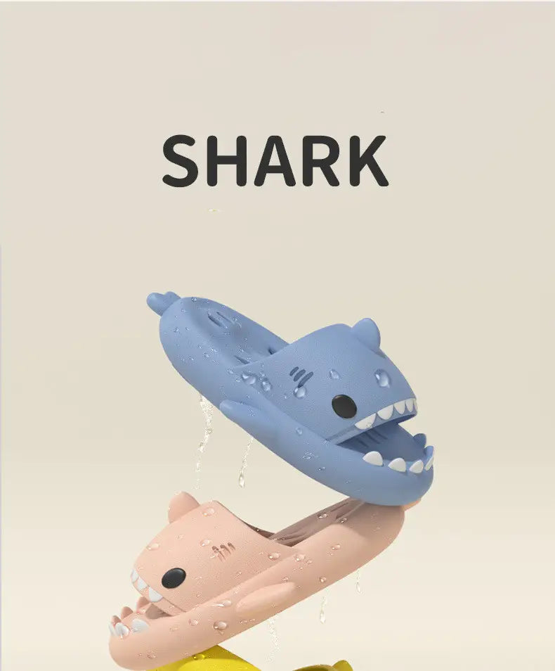 Shark Design Slippers Image 3