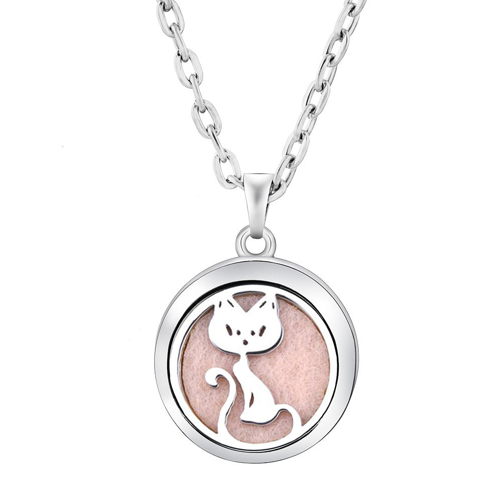 Collier Diffuseur Rond — Arbre de Vie & 9 Motifs