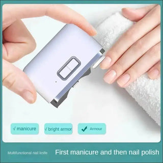 Electric Nail Clippers Mini - portable Nail Piercing Device - K - AROLE