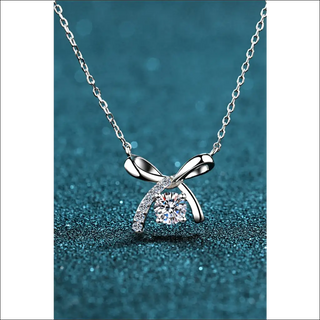 Elegant Floral Diamond Pendant Necklace in 925 Sterling