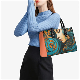 Elegant Floral Embroidered Satchel by K-AROLE™️ - Handbag