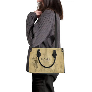 Elegant K-AROLE™️ Premium Tote Bag with Metallic