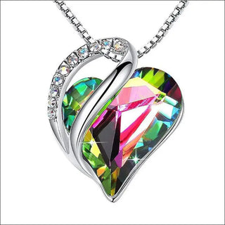 Elegant K-AROLE™️ Venetian Glass Heart Pendant Necklace