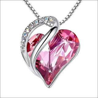 Elegant K-AROLE™️ Venetian Glass Heart Pendant Necklace