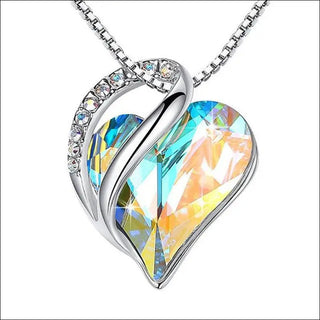 Elegant K-AROLE™️ Venetian Glass Heart Pendant Necklace