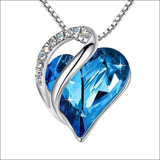 Elegant K-AROLE™️ Venetian Glass Heart Pendant Necklace