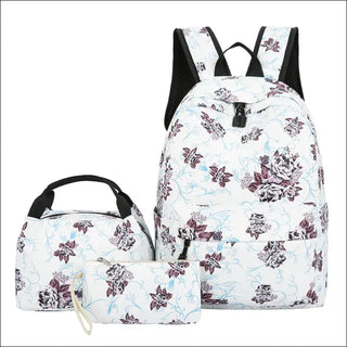 Enchanting Japanese Style Backpack with Floral Accents