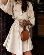 Robe chemise en lin – L'élégance naturelle pour l'été 