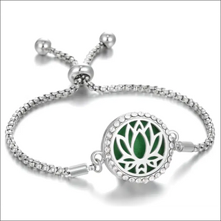 Essential Oil Diffuser Locket Bracelet - Aromatherapy