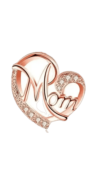 K - AROLE™️ Elegant Mother's Day Heart - Shaped Diamond Necklace - K - AROLE