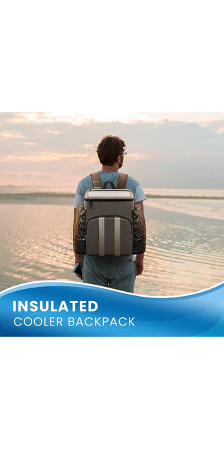Insulated picnic backpack with large capacity for outdoor adventures