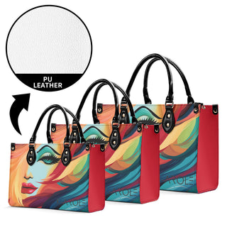 KAROLE®️ Vibrant Multicolored Leather Tote Bag - Exquisite