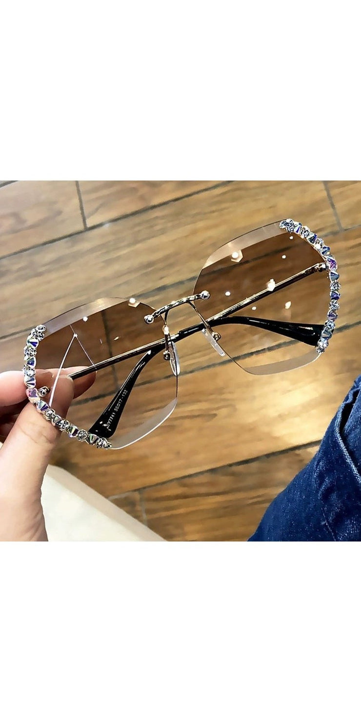 Fashion Crystal Sunglasses