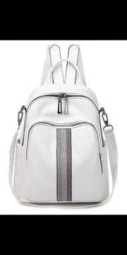 Fashion Wear Resistant Pu Soft Leather Backpack - bags