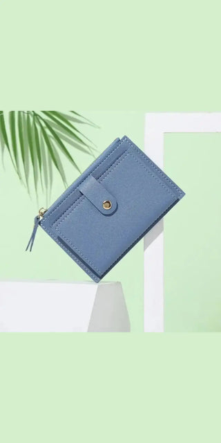 Fashion Women Wallet Leather - Blue