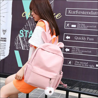 Fashionable Pastel Pink Backpack by K-AROLE™️ - backpack