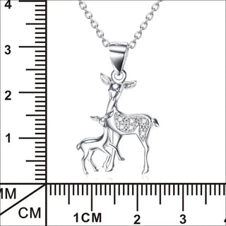 Fawn Pendant 925 Silver Necklace K-AROLE