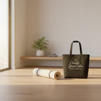 Premium Black Tote Bag – “Create Your Calm, Shine Your Style” – K-AROLE