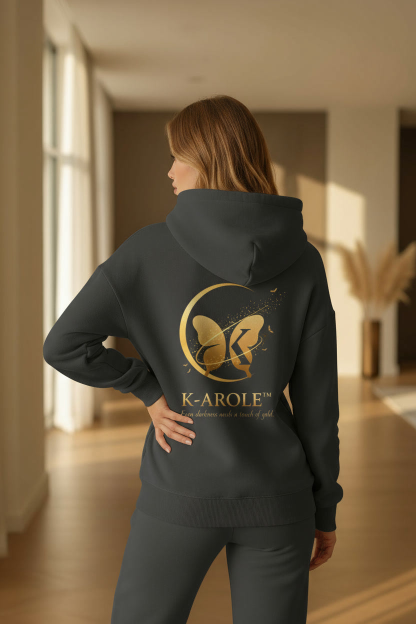 K-AROLE™ « Golden Eclipse » — Sweat Zippé Bio
