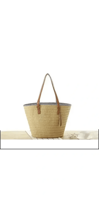 K - AROLE™️ Premium Woven Tote Bag for Women - K - AROLE