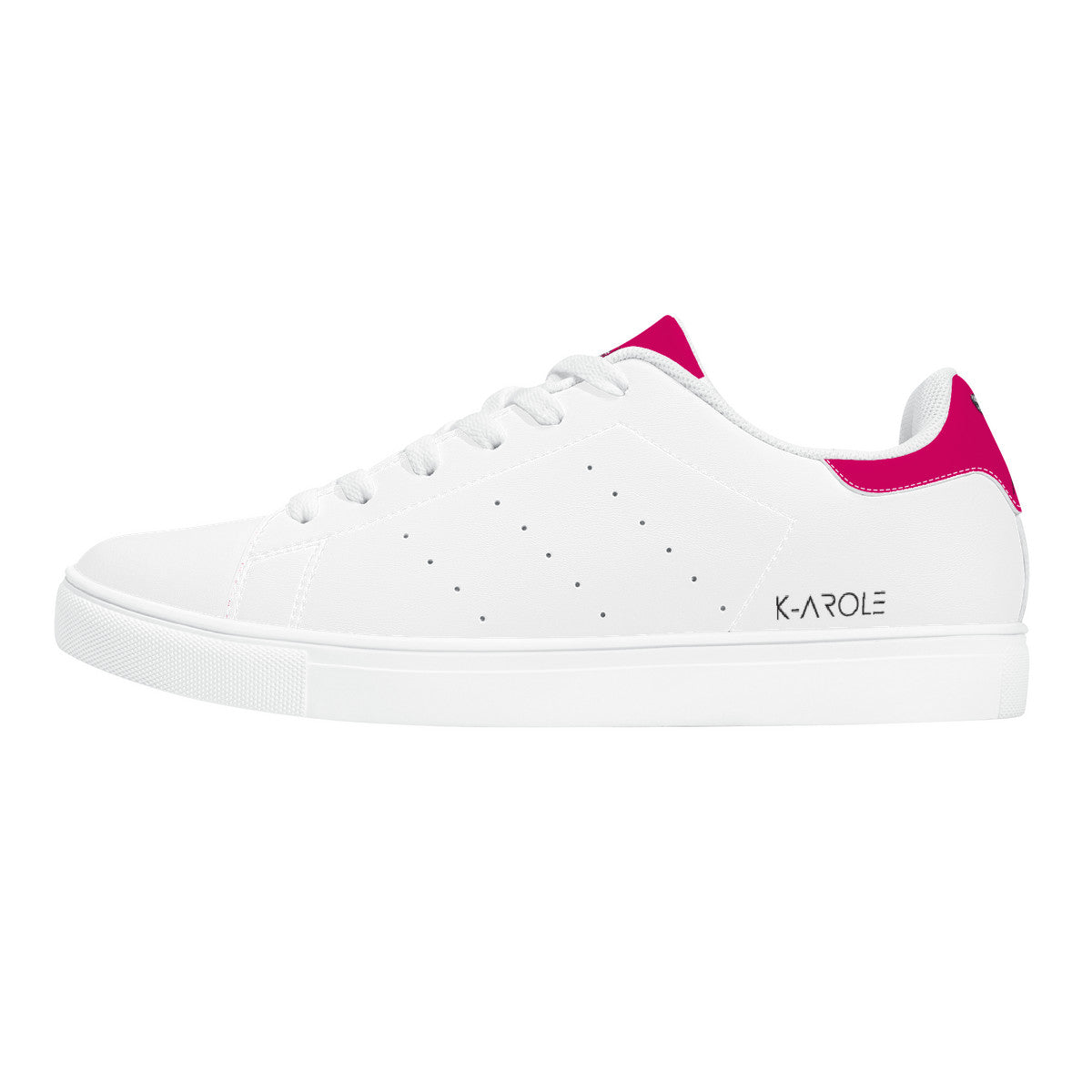 Low-Top Vegan Leather Sneakers – Comfortable & Stylish Casual Shoes K-AROLE®️