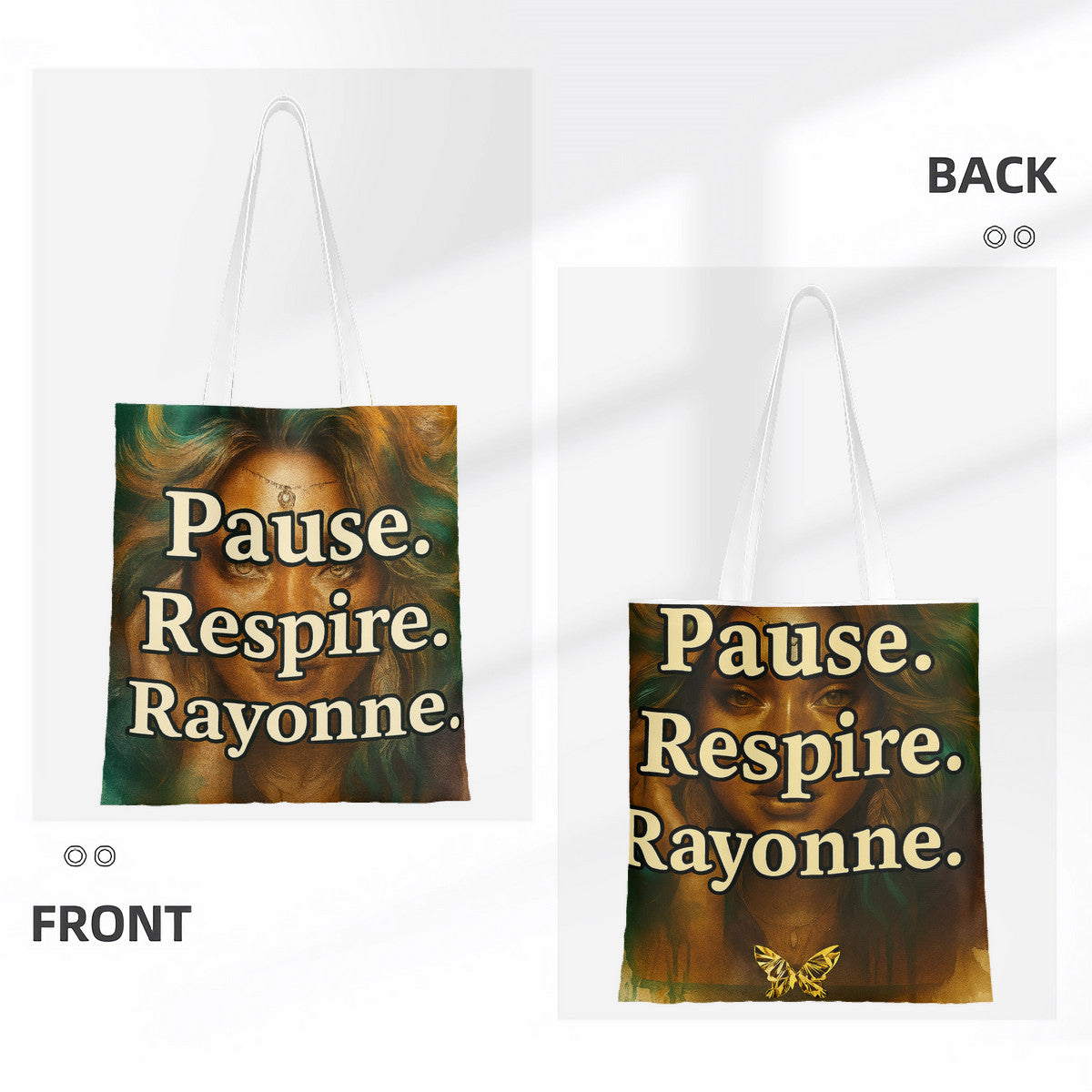 “Shine” Artistic Tote Bag – Light Edition by K-AROLE