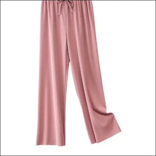 High Waisted And Draped Student Casual Pants