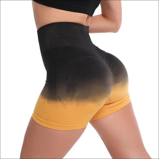 High-Waisted Seamless Workout Shorts by K-AROLE™️ - Leggings