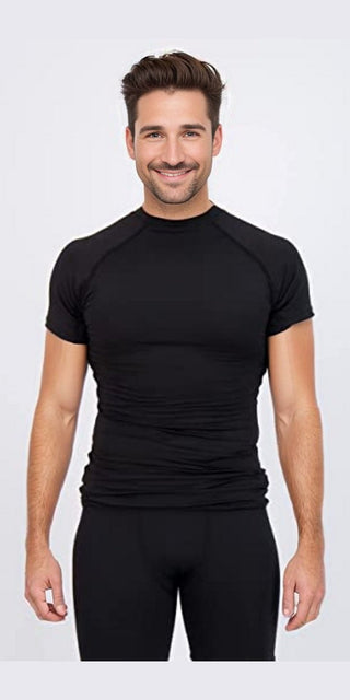 Sleek compression undershirt for active men from K-AROLE's athleisure collection.