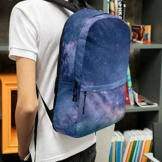 Carry the Cosmos: Elevate Your Look with the Galaxy Print Medium Backpack K-AROLE