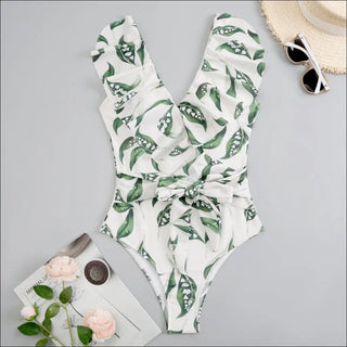 K - AROLE™️ Chic Lace - Up Swimsuit - Stylish One - Piece for Women - K - AROLE