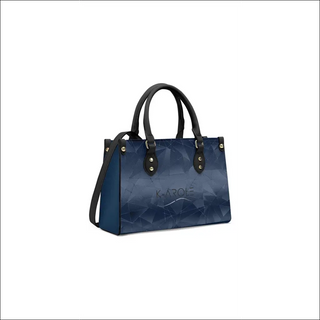 K-AROLE™️ Chic Navy Blue Leather Tote Bag - One Size - bags