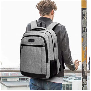 K - AROLE™️ Convertible Travel Backpack with USB Charging Port - K - AROLE