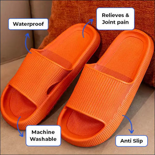 Experience a burst of vibrant energy with K-AROLE™ in stunning orange. These stylish and comfortable slippers add a pop of color to any outfit, while providing unmatched support and relaxation