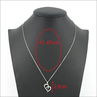 Silver Rosegold Plated 100 Language I Love You Projection Heart Pendant Necklace