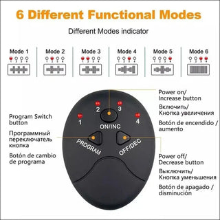 K - AROLE Electric Muscle Stimulator - Rechargeable Abdominal Trainer - K - AROLE