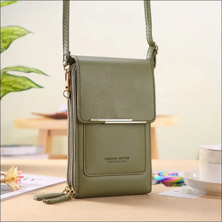 K-AROLE™️ Elegant Crossbody Leather Phone Bag - Style