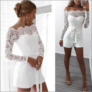 K-AROLE™️ Elegant Lace Romper - Chic and Sophisticated