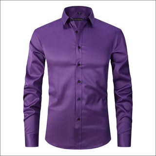 K-AROLE™️ Elegant Men’s Long-Sleeve Dress Shirt