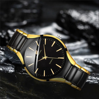 K-AROLE™️ Elegant Stainless Steel Quartz Wristwatch