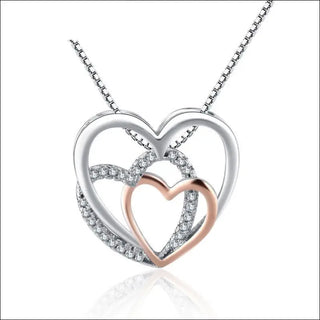 K-AROLE™️ Elegant Triple Heart Pendant Necklace