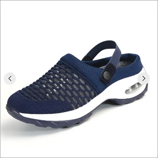 K-AROLE™️ Elevated Mesh Slip-On Sandals - Dark blue