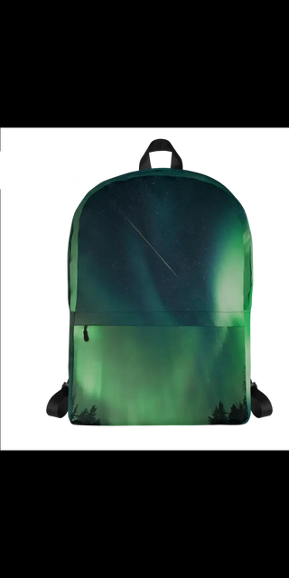 Green Galaxy Backpack - Explore the Universe in Style with K-AROLE K-AROLE