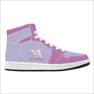 K-Arole High-Top Pastel Leather Sneakers - sneakers