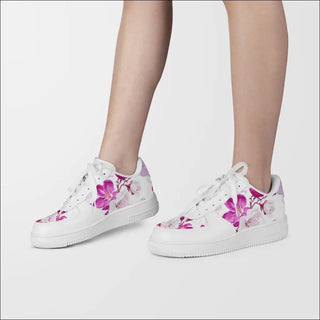 K-AROLE™️ Low Top Sneakers with Floral Design - sneaker