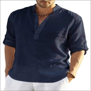 K-AROLE™️ Luxurious Men’s Linen Blend Casual Shirts